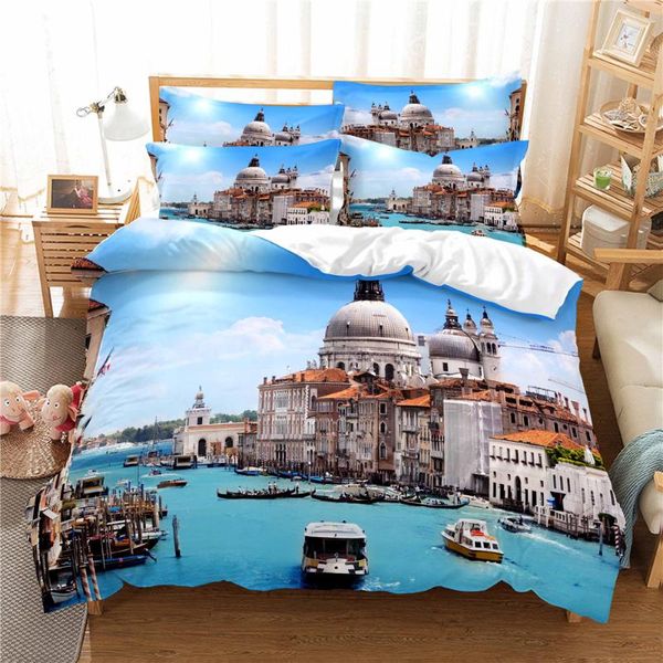 

bedding sets 3d steamship set  duvet cover bed cotton bedroom