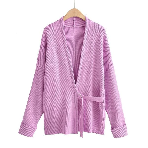 

women's knits & tees autumn cardigan women's pullovers with loose-v cleavage thin irregular winter sweater fjfs, White