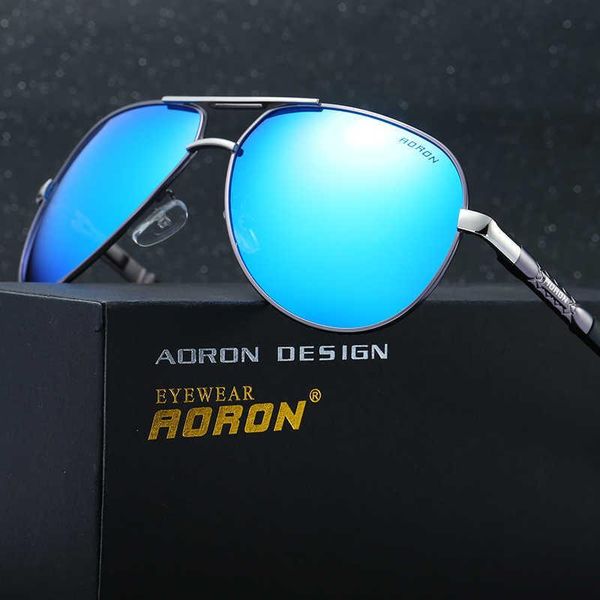 

sunglasses men classic polarized driving metals designer sunglasses large box uv400 725, White;black