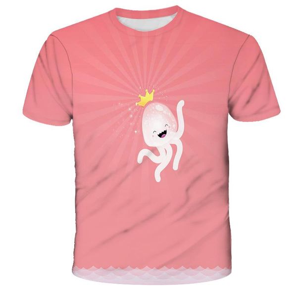 

clothing sets spring children 3d print octonauts t-shirt kids cartoon anime sweatshirts boys girls teens pullovers toddler sudadera, White