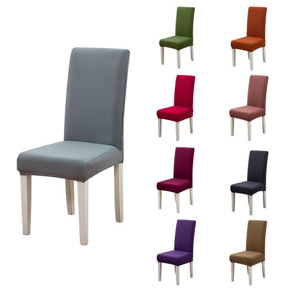 

chair covers spandex seat cover removable anti-dirty slipcover kitchen for banquet wedding dinner restaurant housse de chaise 1pc