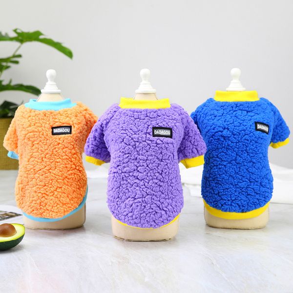 

pet cloth dog autumn winter teddy small pet 21 five color candy sweater