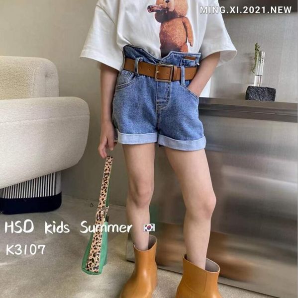 

wholesale girls denim shorts summer fashion 3-8t a825, Black