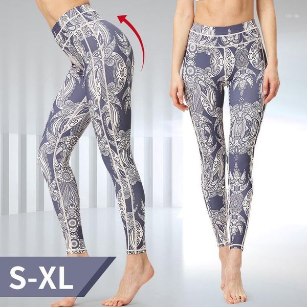 

yoga outfit vutru women paisley ethnic print leggings folk pattern leggins brushed soft skinny elastic fitness trousers pants