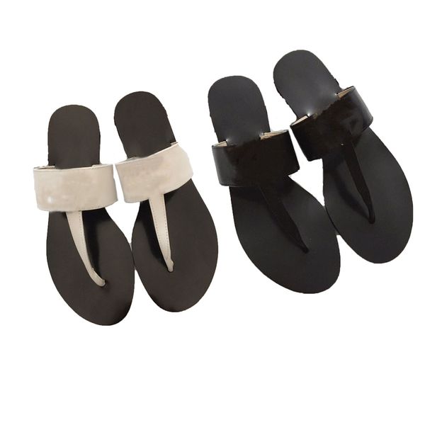 

designer slipper slide summer sandals fashion beach indoor flat flip flops leather shoes ladies slippers size 35-45, Black