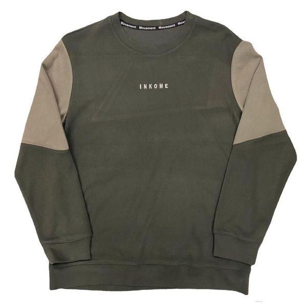 

men's sweaters 2021 spring autumn sweater men tide brand stitching round neck pullover loose harajuku knitted streetwear, White;black