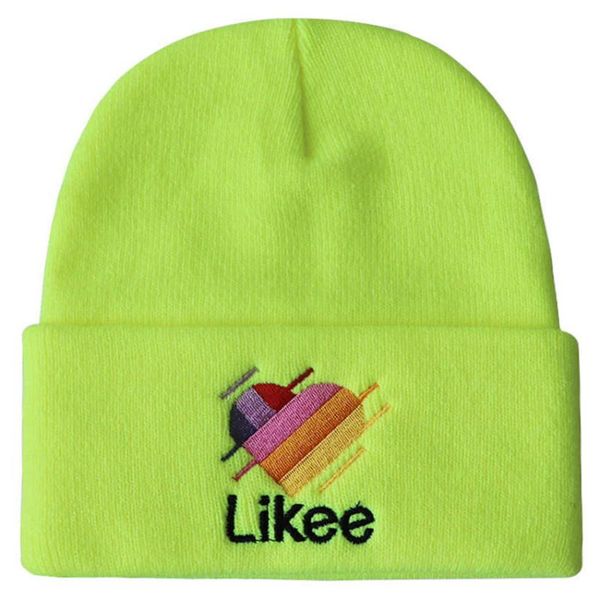 

beanies likee and love warm knitted hat 100% cotton winter ski beanie knit skullies & fashion outdoor casual hats
