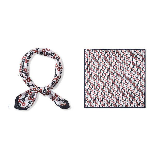 

scarves 2022 small square women's spring autumn and summer thin silk scarf korean version versatile fashion scarf decoration, Blue;gray