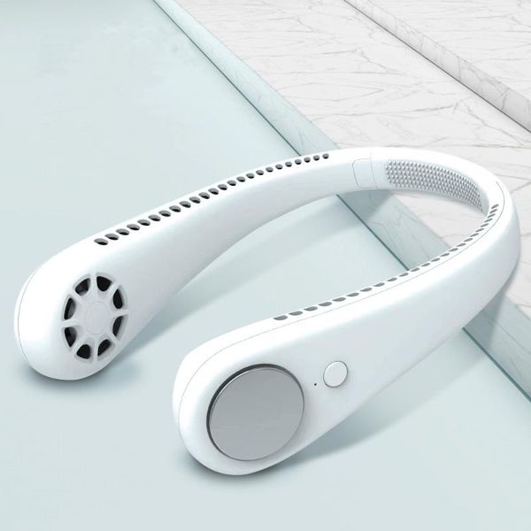 

electric fans ag mini neck fan portable bladeless usb rechargeable mute sports for outdoor ventilador portatil abanicos cooling