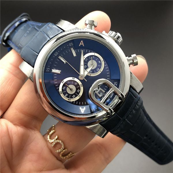 

men's watch automatic quartz movement 40mm comfortable rubber strap 5atm waterproof business sports premium watches montre de luxe ob40, Slivery;brown