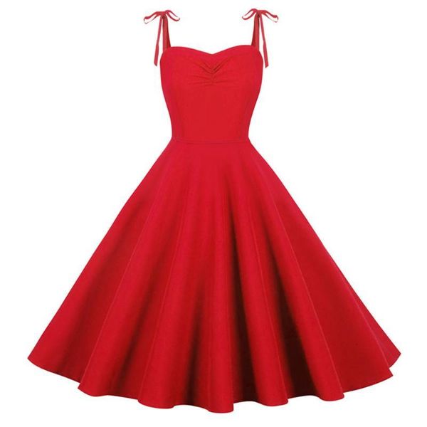 

casual dresses elegant women dress vintage solid spaghetti strap for evening party vestido de mujer 28vv, Black;gray