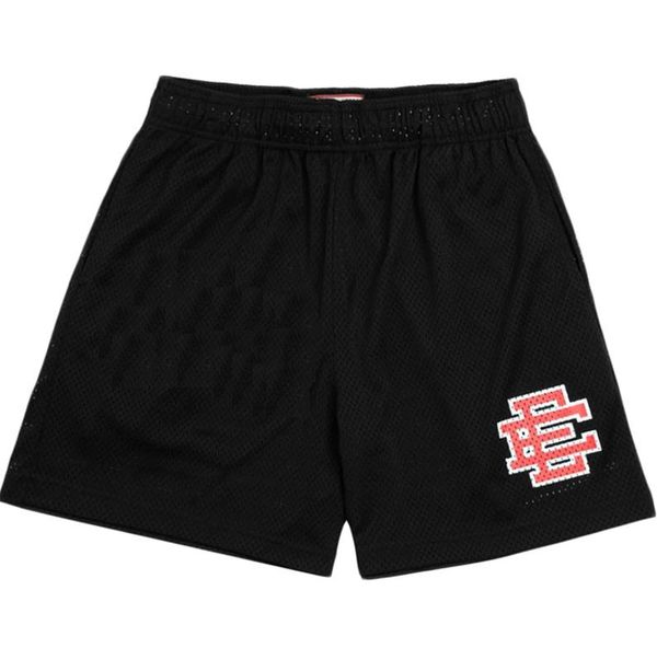 

eric emanuel ee basic short men's fitness shorts, mesh breathable beach pants, sports series basketball pants new york 22ss high qualti, White;black
