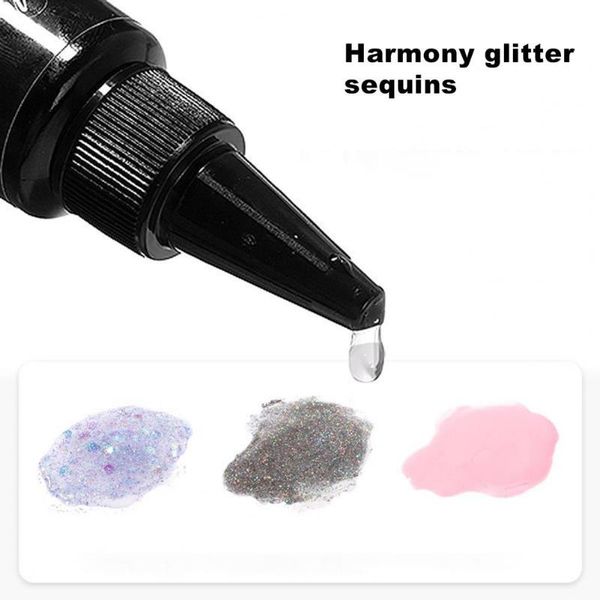 

nail gel 25ml glue false extension professional delicate texture transparent polish adhesive for nails, Red;pink