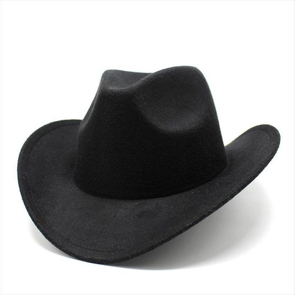 

fashion winter autumn wool men women felt fedora hat western cowboy cowgirl cap jazz sun toca sombrero, Blue;gray