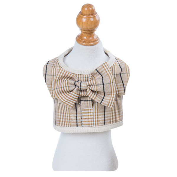 

dog apparel clothes pet couple outfit with traction chest cover