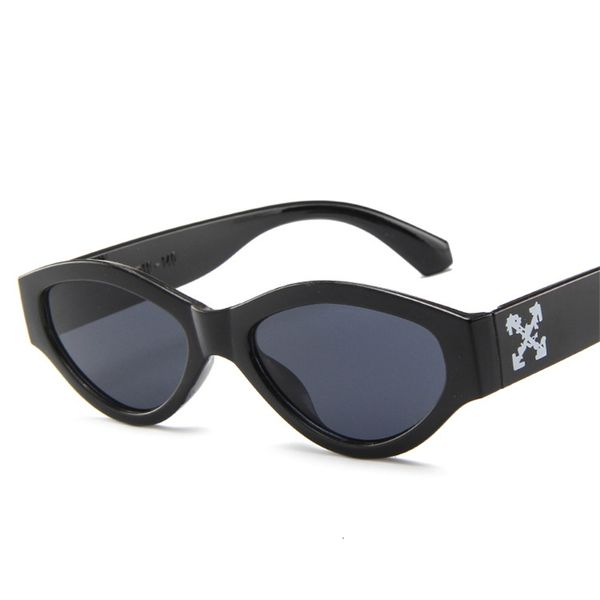 

sunglasses 2021 fashion hip-hop style men women sun personality x-print sunglass woman cat eye sun uv400 female, White;black