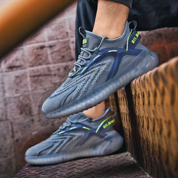 

casual men's shoes 2021 summer korean fashion flying coconut personality running light sports