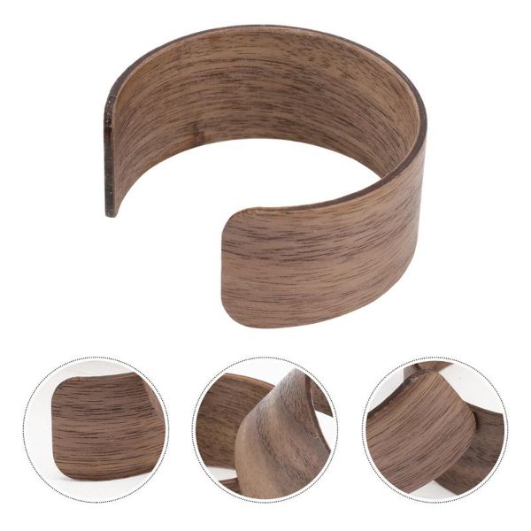 

mats & pads 2pcs glass mug protective sleeve heat resistant cover (wood)