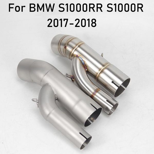 

for s1000rr s1000 rr 2021 exhaust middle pipe muffler adapter connector motorcycle accessories system