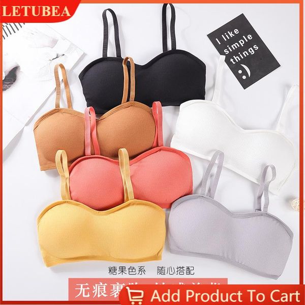 

cotton thin strap sports bra high impact sport crop workout lingerie gym accessories women push up yoga bras underwear outfit