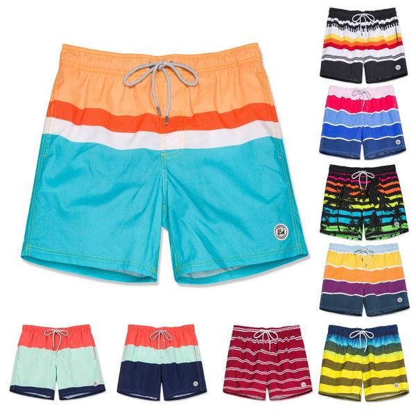 

men's swimwear surfcuz board shorts male swimsuits surfing trunks tropical print water sport quick dry beach with pockets