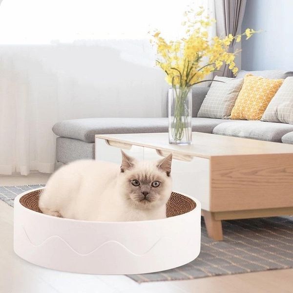 

cat beds & furniture scratch board nest wear-resistant anti-scrap ultifunctional large claw grinder corrugated cats toy mascotas pet supplie
