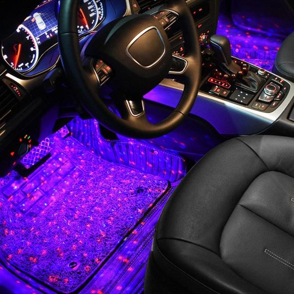 

interior&external lights mini led car roof star night light projector interior atmosphere usb decorative lamp adjustable foot