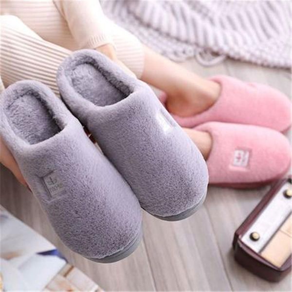 

winter cozy fuzzy memory foam house indoor warm women shoes cute animal silent slippers floor skin-friendly simple non-slip, Black