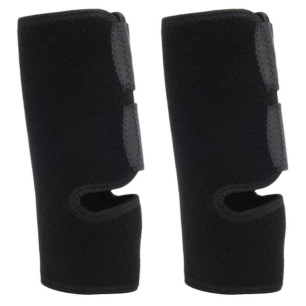 

elbow & knee pads 2pcs breathable braces supple arm supports sports supplies, Black;gray