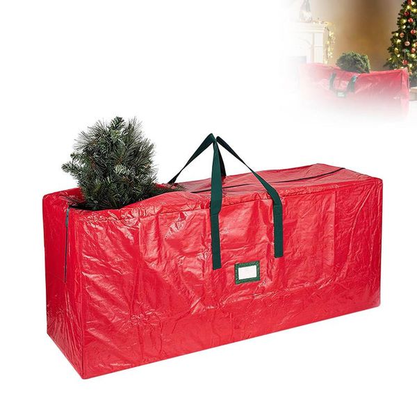 

storage bags red christmas tree bag organizer polyethylene cover dustproof for store light