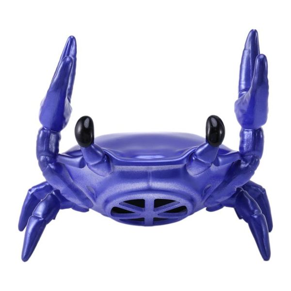 

portable speakers mini weightlifting crab wireless bluetooth speaker deskphone holder pen personalized gift decoration blue