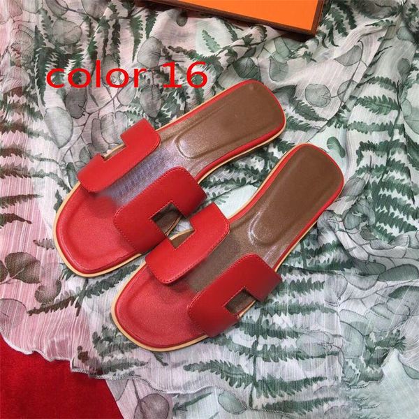 

classic flat woman beach slippers crystal sandals summer lady cartoon big head wide slipper real leather l bath women shoes with box, Black