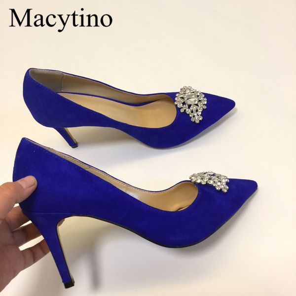 

dress shoes pointed toe stiletto high heel dress shoes royal blue suede crystal wedding bridal pumps women d7fa, Black