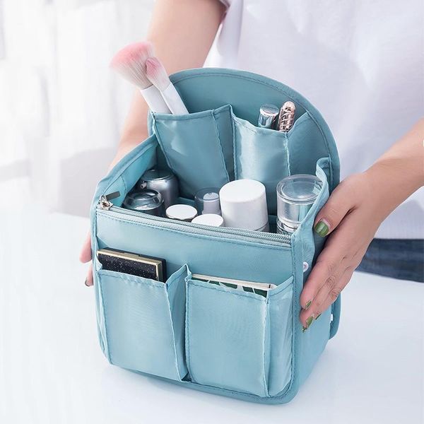 

travel makeup brush bag, portable cup storage waterproof vertical artist set ca cosmetic bags & cases