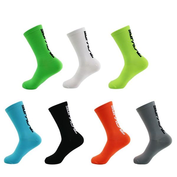 

sports socks outdoor men women mtb bike basketball cycling professional, Black