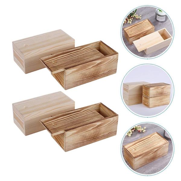 

storage drawers 4pcs jewelry collection boxes antique souvenir wooden cases