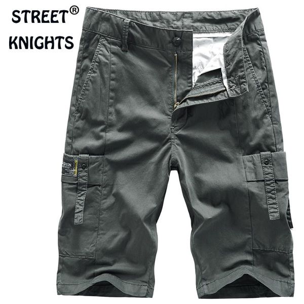 

men's 2021 summer casual fashion style pure color leisure soft touch shorts men 97.5% cotton street knee-length beach, White;black