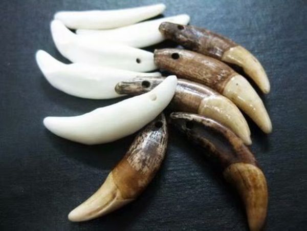 

50 pcs vintage wolf pendant mens punk biker jewelry accessories, Silver