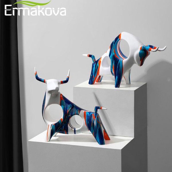 

decorative objects & figurines ermakova nordic creative graffiti bull sculpture decoration living room tv cabinet porch home deskgift