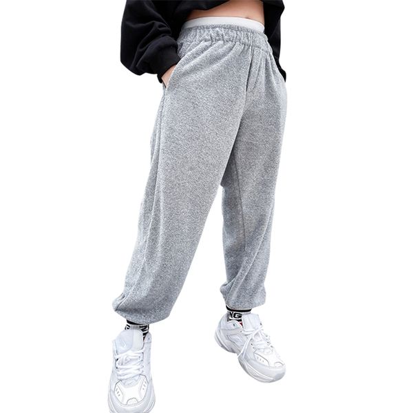 

girls sport pants solid color children's trousers for casual style children spring autumn winter clothes girl 210528, Blue