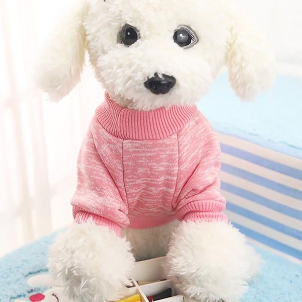 

dog apparel 1 pc colorful autumn winter warm clothes for small medium soft sweater clothing chihuahua pet
