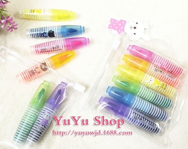 

painting pens love cartoon cute mini 6cm direct liquid color orcent pen marker / painting graffiti, Black;red