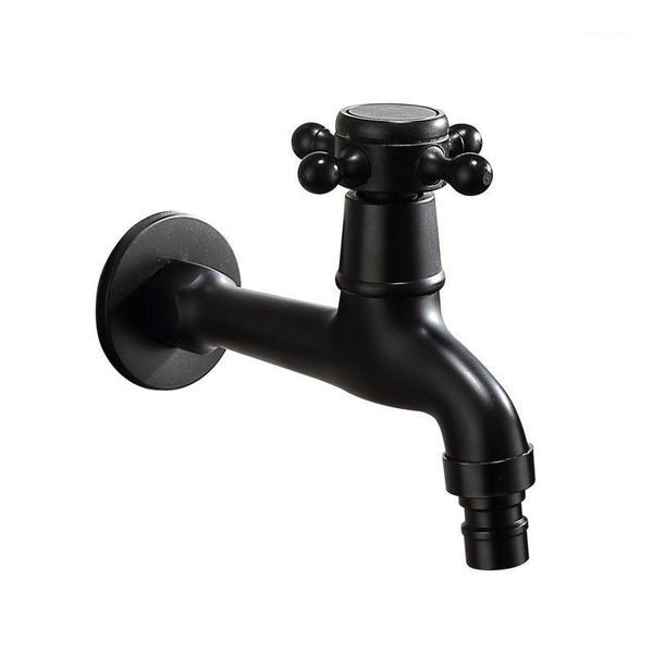 

american black international washing machine faucet mop pool single cold, quick opening gn1/2 tap into wall nozzle1