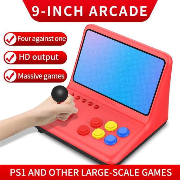 

retro game console handheld crank 9 inches 360 rotation portable players