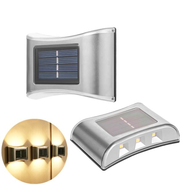 

solar lamps led lamp outdoor wall lights energy waterproof transparent shell courtyard garden christmas decoration lighting