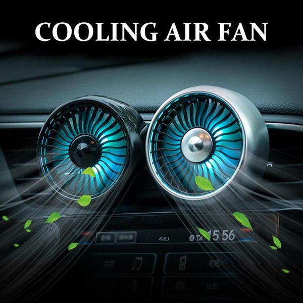 

car-mounted air cooler fan vent mounted usb mini electric car rotatable cooling for sedan suv auto freshener