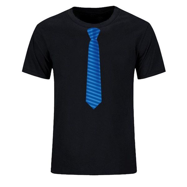 

men's t-shirts wear tees clothing blue tie men tshirt brand short sleeve round collar printing fashion casual t-shirt, White;black