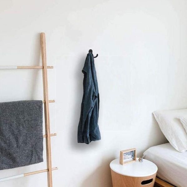 

hangers & racks double robe coat hooks door bathroom bedroom alloy ancient color dress durable clothes strong zinc and b6k2
