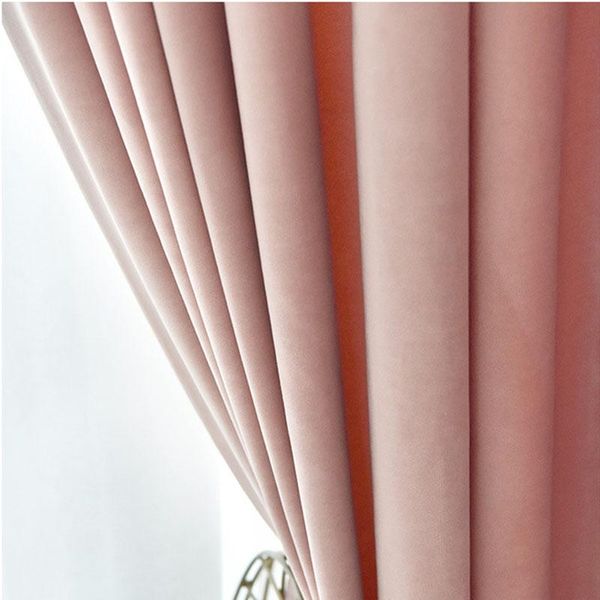 

time-limited cortina thick velvet thermal insulating light for bedroom shading cloth drapes living room luxury fabric curtain &