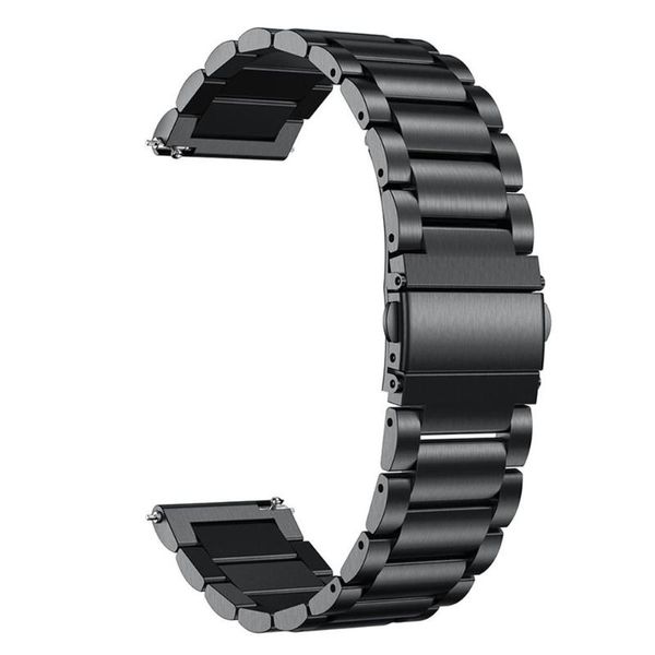 

watch bands 22mm width stainless steel band for samsung gear s2 s3 galaxy sport strap metal wristband classic, Black;brown